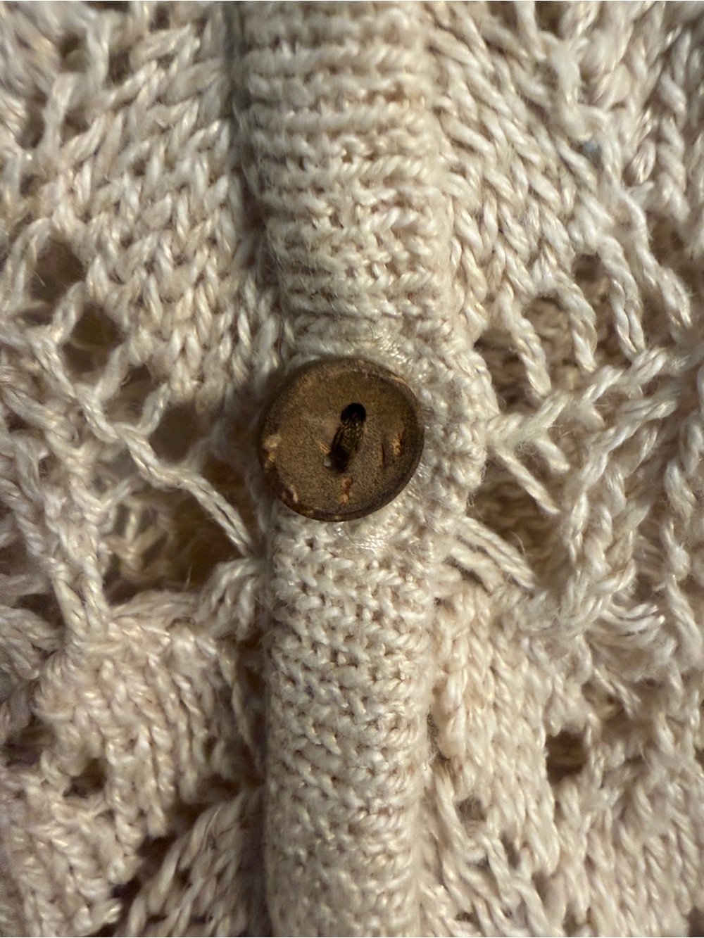 Vintage gap linen and cotton blend cardigan size medium - Picture 4 of 9